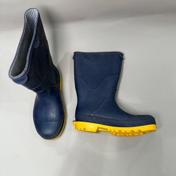Lands' End Kids Splash Rubber Rain Boots - Picture 2 of 4